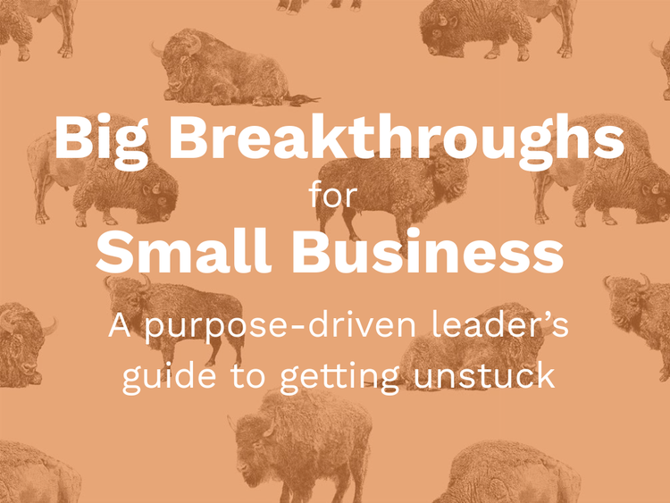 It's awful to feel stuck in the business you created