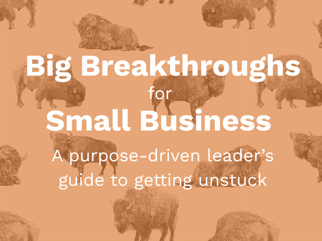 It's awful to feel stuck in the business you created